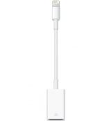 Apple MUQX3FE/A USB-C to Lightning Adapter bílý